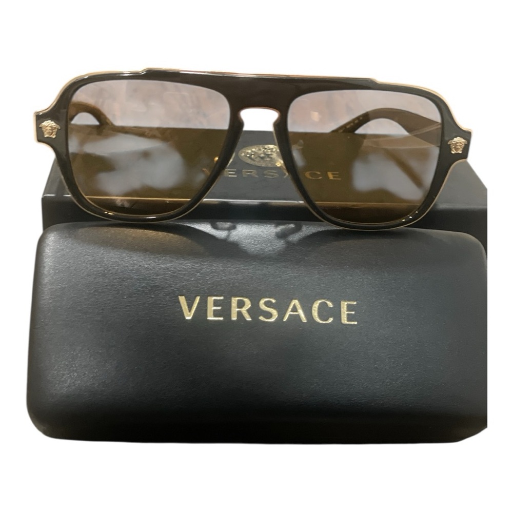 Versace Authentic Black Men’s Sunglasses - Picture 2 of 11